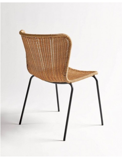 Silla Rattan c/orejeras