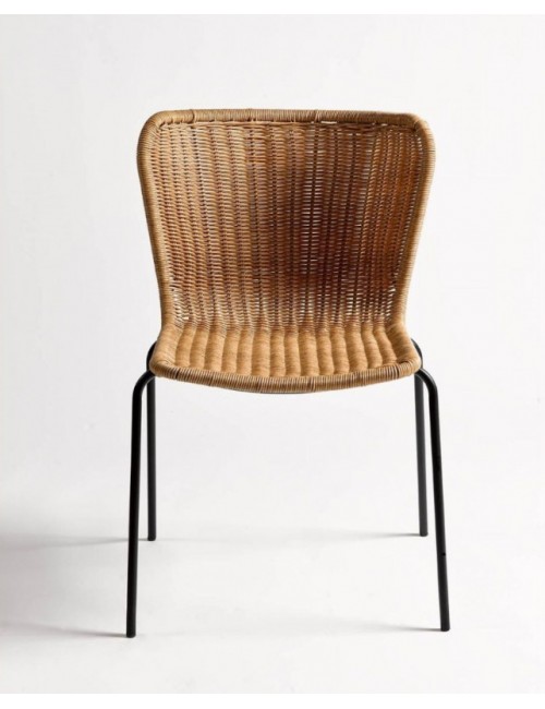 Silla Rattan c/orejeras