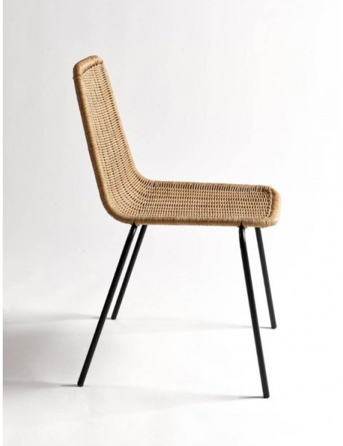 Silla Rattan apilable