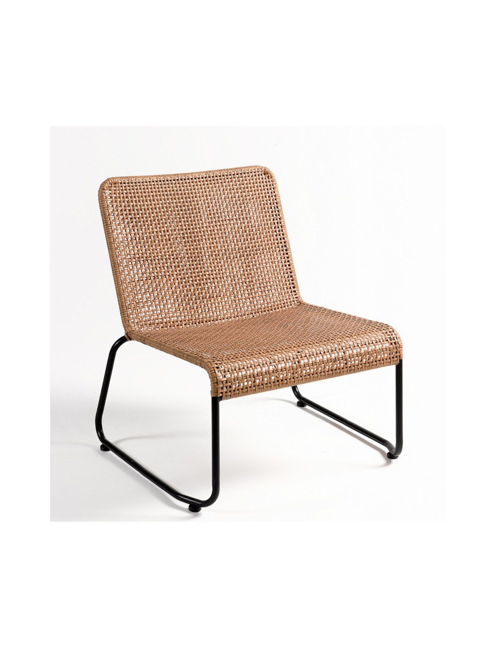 Sillón bajo tupido Rattan