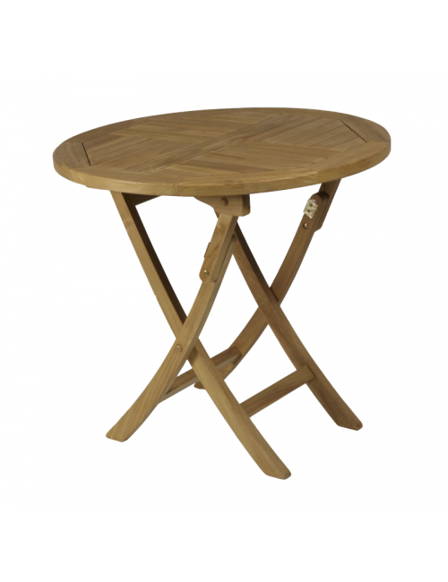 Mesa redonda plegable