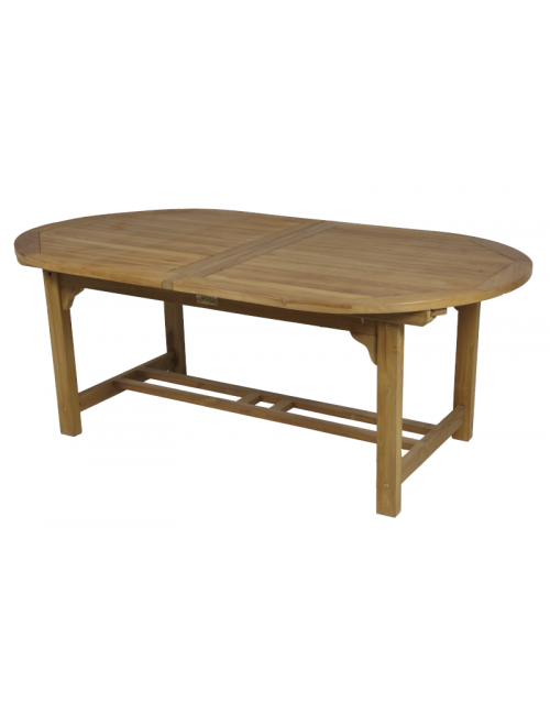 Mesa oval doble ext. (90 ancho)